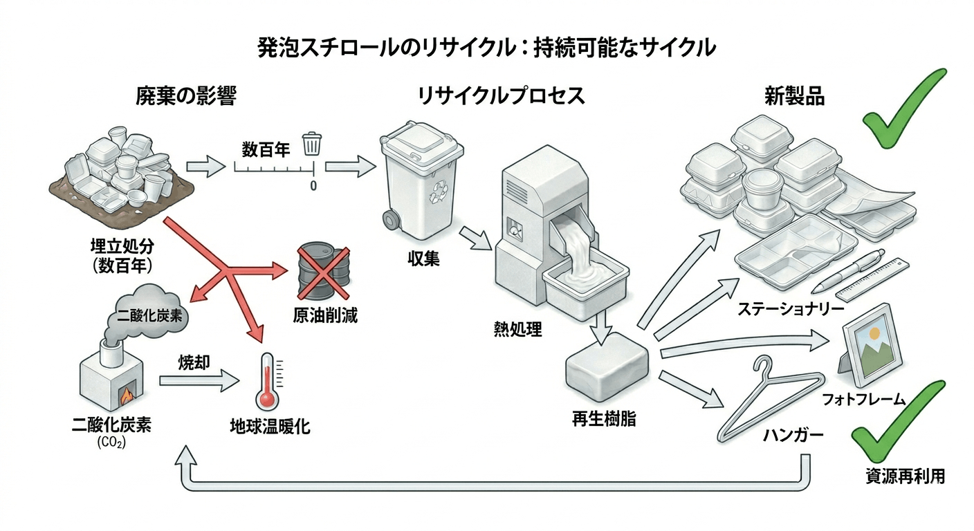 発泡スチロール リサイクルの必要性