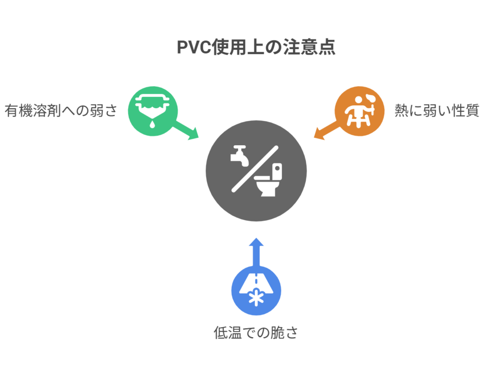 PVC使用上の注意点